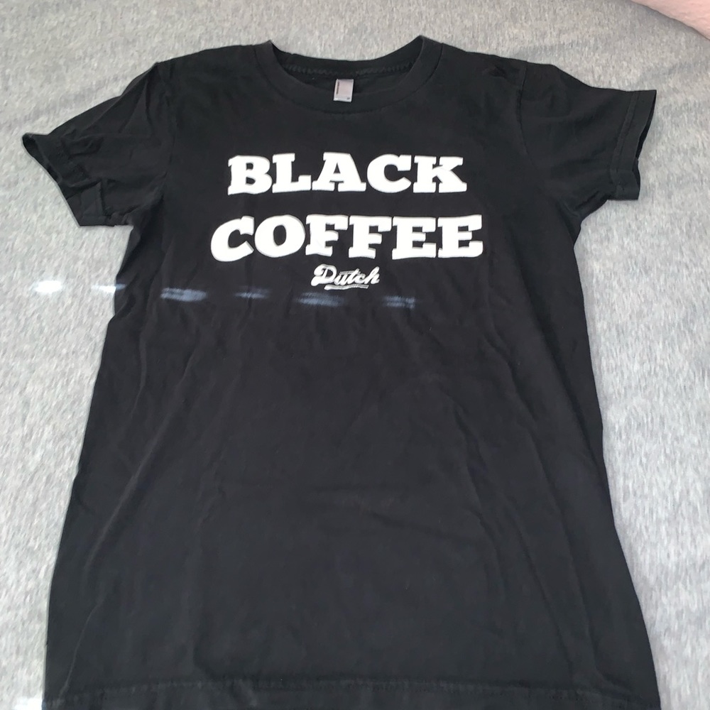 Black coffee dutch bros shirt